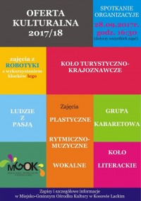 Oferta Kulturalna 2017/2018 - Spotkanie organizacyjne