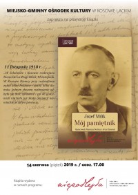 Promocja książki Józefa Milika "Mój Pamiętnik"