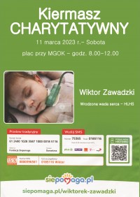 Kiermasz charytatywny dla Wiktora
