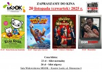 Kino w MGOK - Listopad 2025
