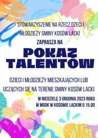 Pokaz talentów 2023