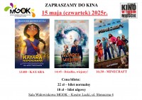 Kino w MGOK - Maj 2025
