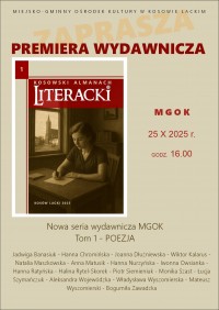 Premiera wydawnicza nowego tomiku MGOK: Tom 1 - Poezja
