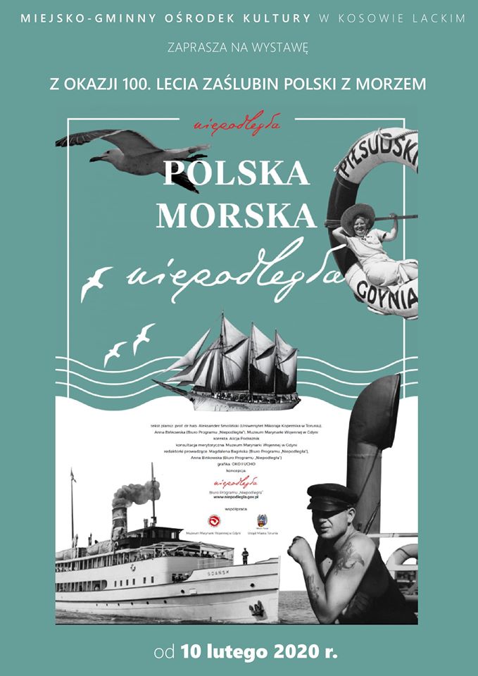 Plakat - Wystawa Polska Morska NIEPODLEGŁA