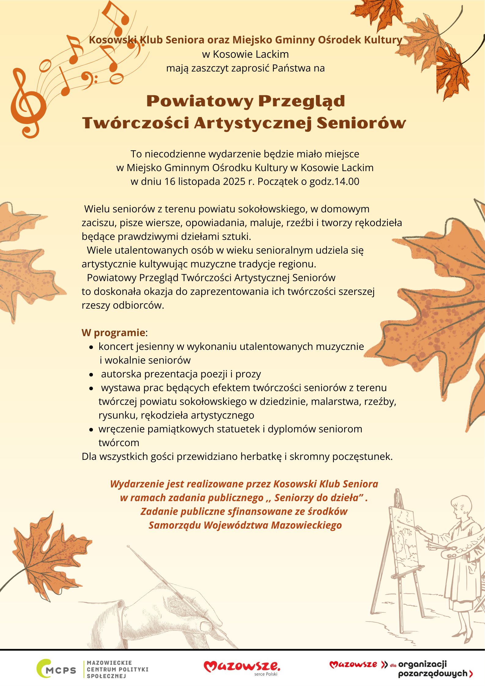 Powiatowy Przeglad Tworczosci Artystycznej Seniorow 2025