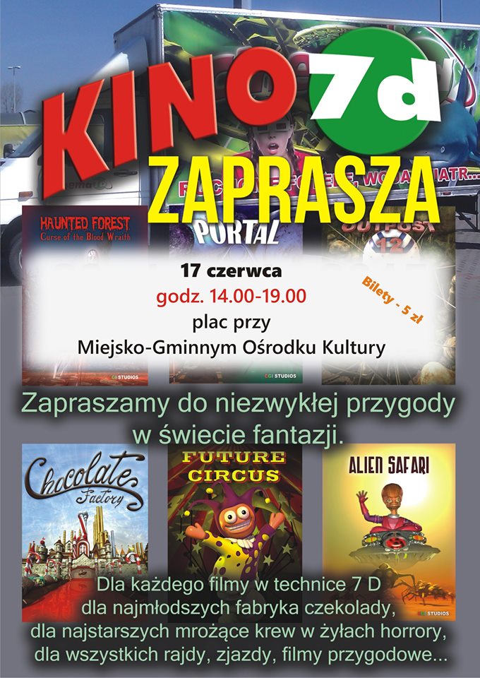 Plakat - Kino 7D w Kosowie Lackim