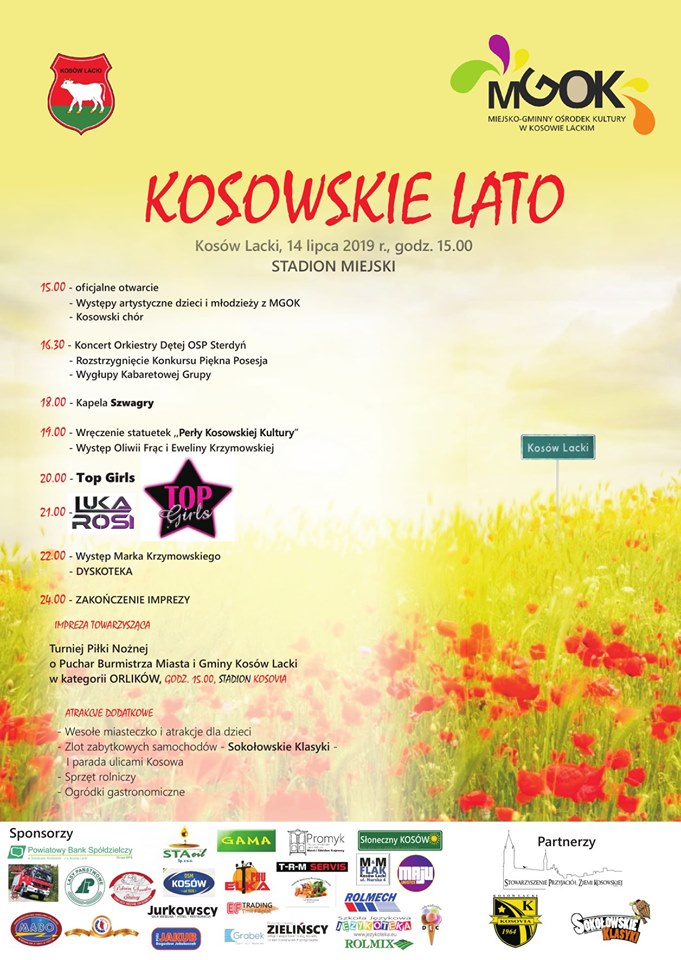 Plakat - Kosowskie Lato 2019
