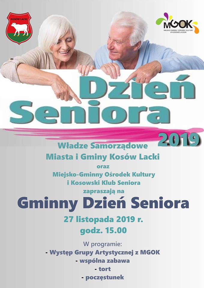 Plakat - Dzień Seniora 2019