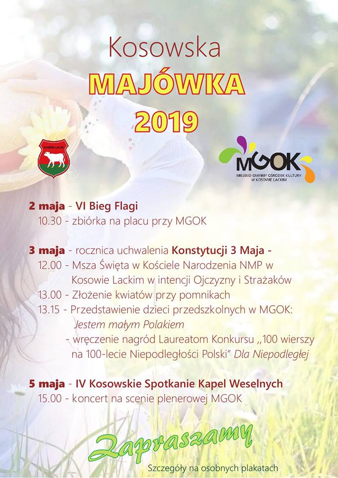 Plakat - Kosowska Majówka 2019