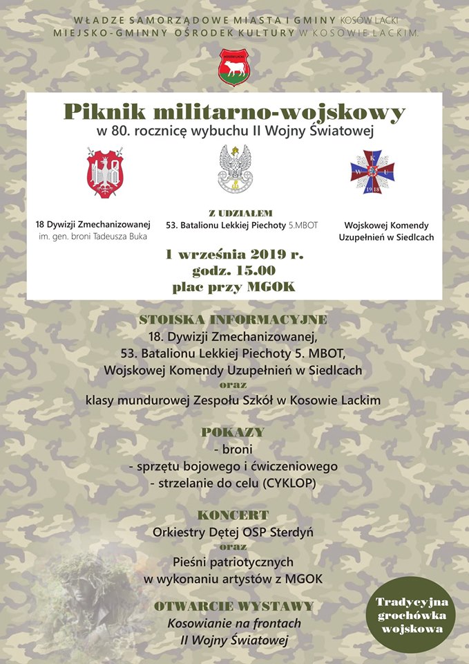 Plakat - Piknik militarno-wojskowy