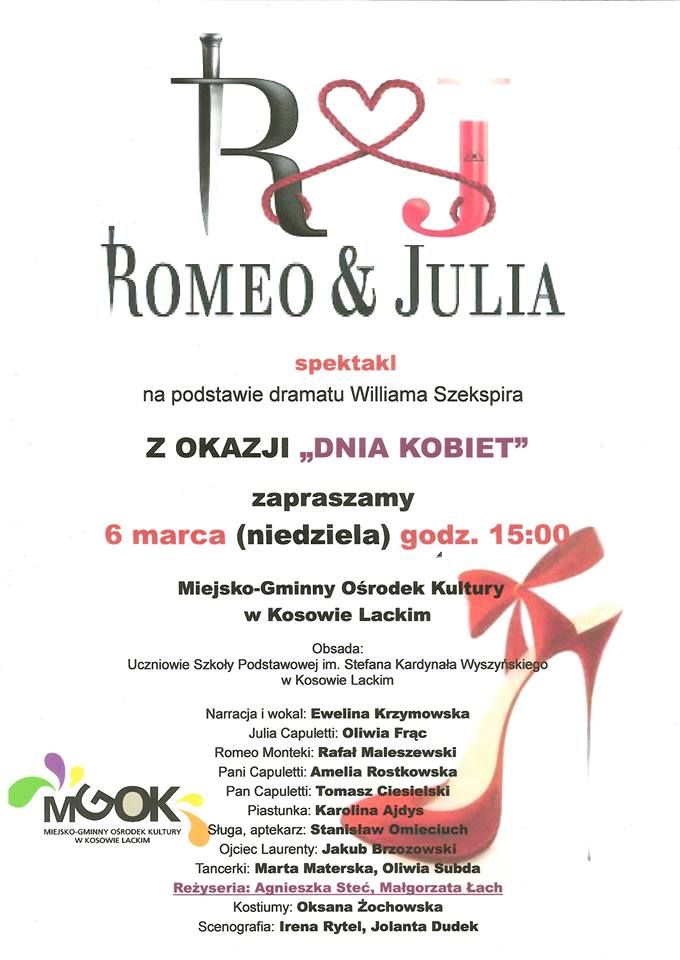 Plakat - "Romeo & Julia" na Dzień Kobiet