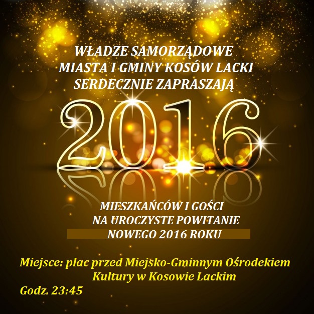 Plakat - Nowy Rok 2016